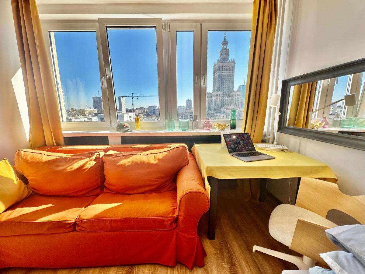 Super Apartament Brown 2X Metro Nowy Wifi Netflix Spotify Panorama Miasta Warszawa Eksteriør bilde
