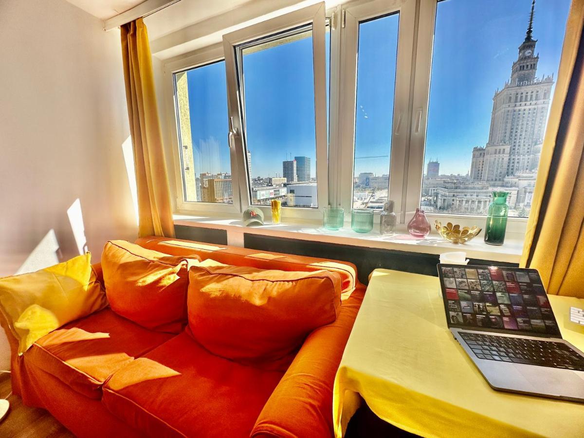Super Apartament Brown 2X Metro Nowy Wifi Netflix Spotify Panorama Miasta Warszawa Eksteriør bilde