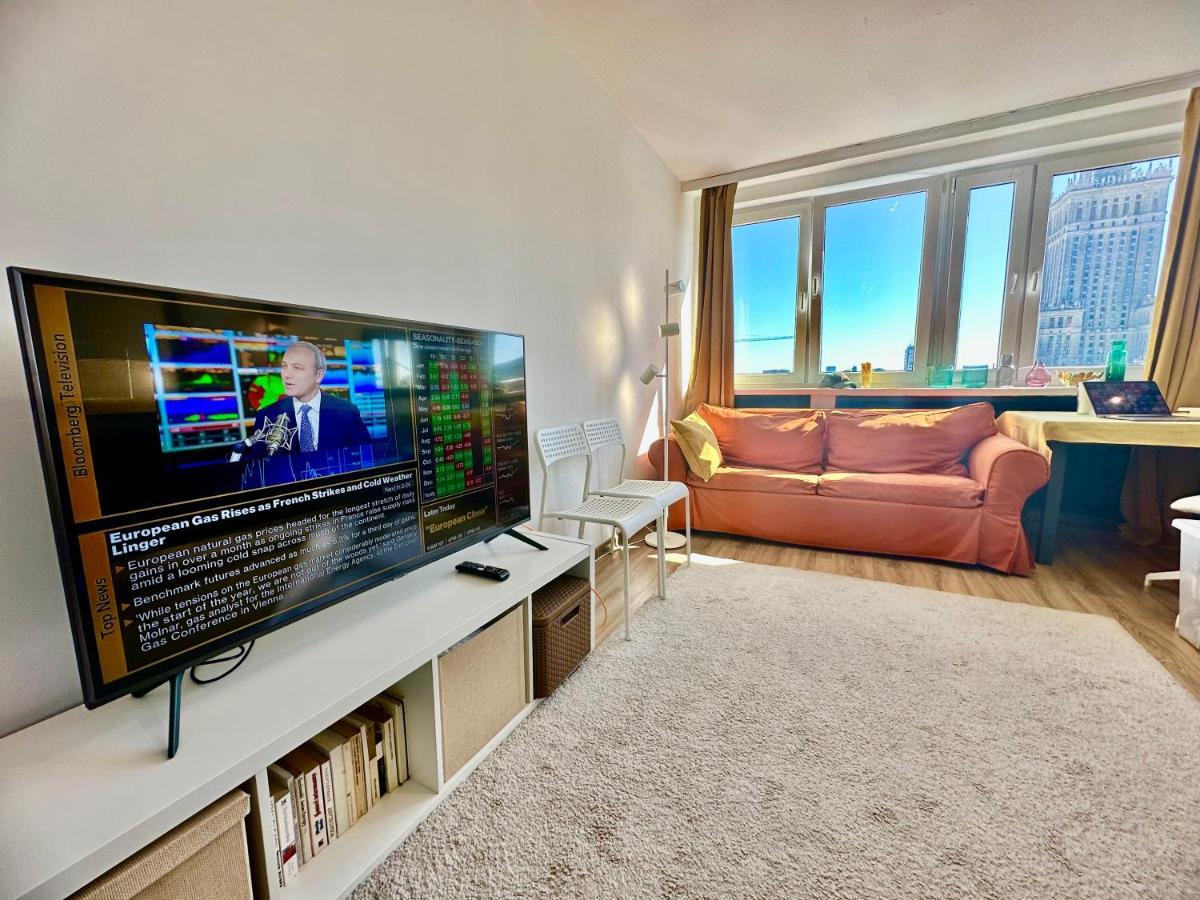 Super Apartament Brown 2X Metro Nowy Wifi Netflix Spotify Panorama Miasta Warszawa Eksteriør bilde