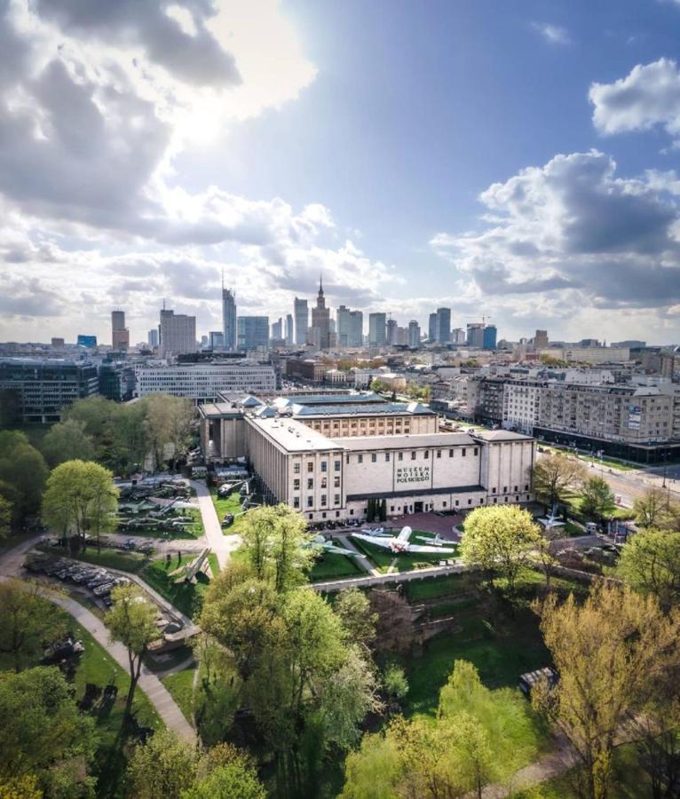 Super Apartament Brown 2X Metro Nowy Wifi Netflix Spotify Panorama Miasta Warszawa Eksteriør bilde
