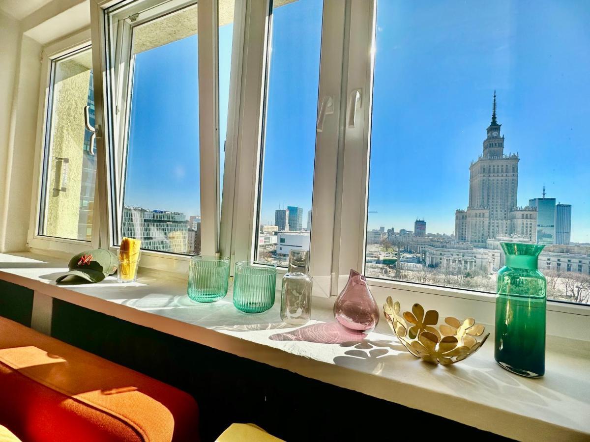 Super Apartament Brown 2X Metro Nowy Wifi Netflix Spotify Panorama Miasta Warszawa Eksteriør bilde