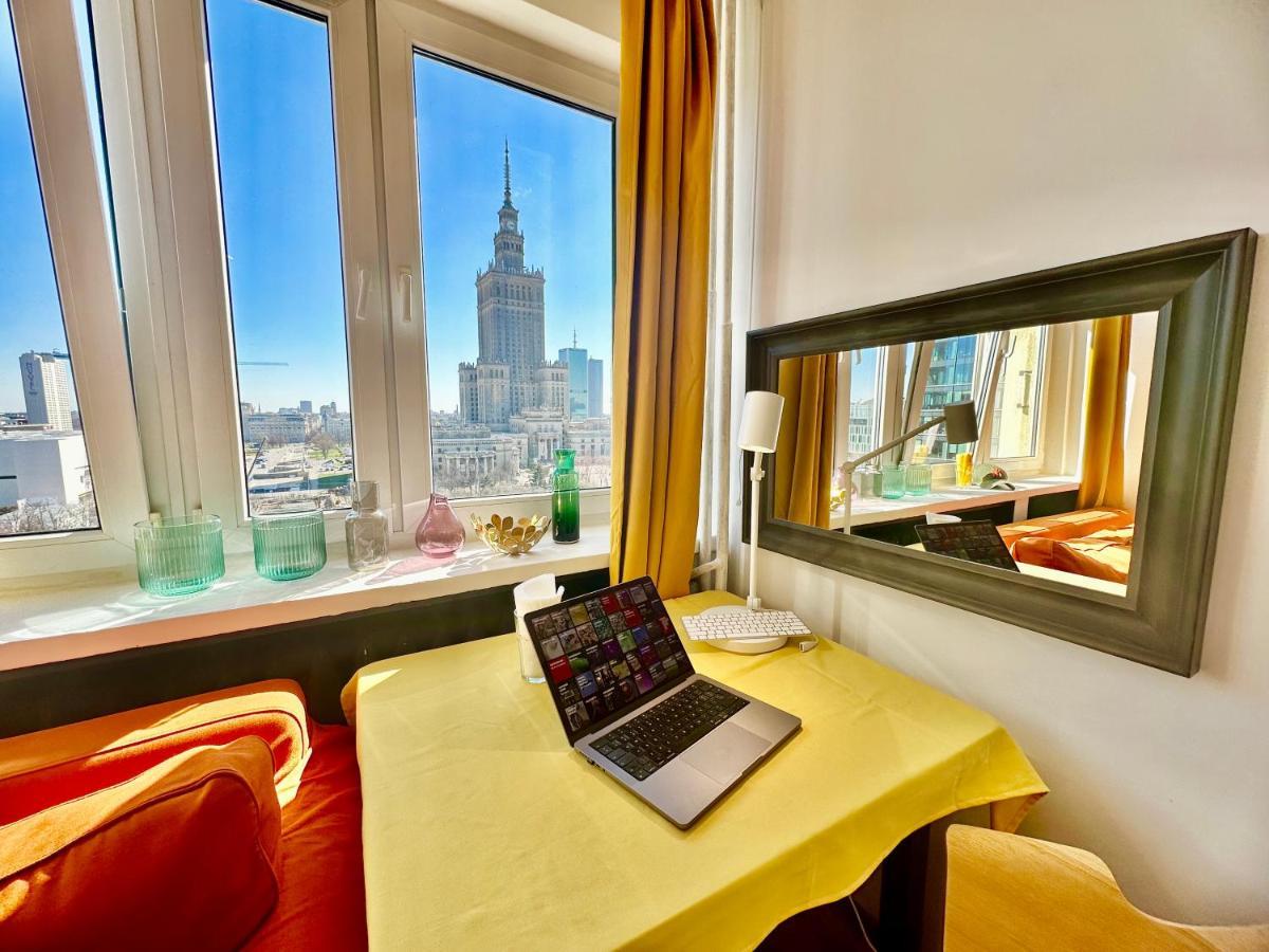 Super Apartament Brown 2X Metro Nowy Wifi Netflix Spotify Panorama Miasta Warszawa Eksteriør bilde
