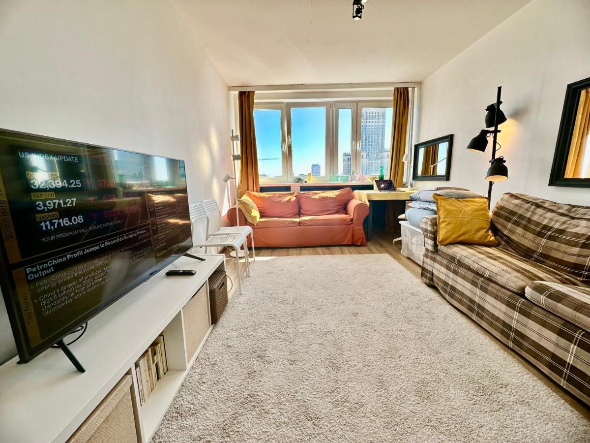 Super Apartament Brown 2X Metro Nowy Wifi Netflix Spotify Panorama Miasta Warszawa Eksteriør bilde